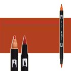 Marcador Tombow Burnt Sienna dual brush pen
