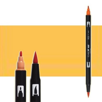 Marcador Tombow Light Ochre dual brush pen