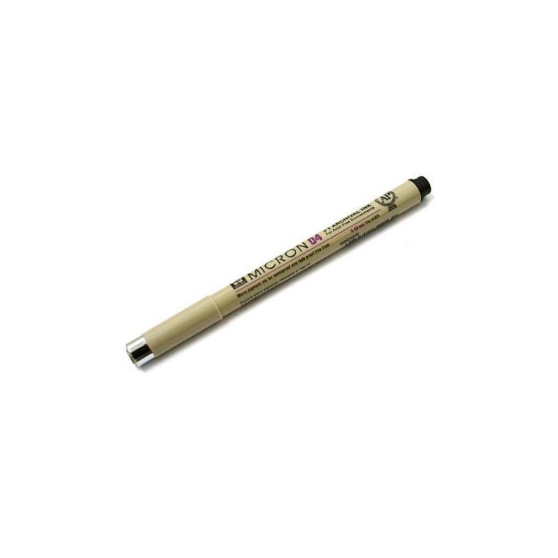 Materiais Belas Artes - Marcador preto Pigma Micron Sakura 04, 0.40 mm. | totenart.com