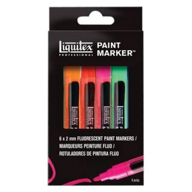Materiais Belas Artes - Liquitex Paint Marker, set 6 uds 2 mm. | totenart.com