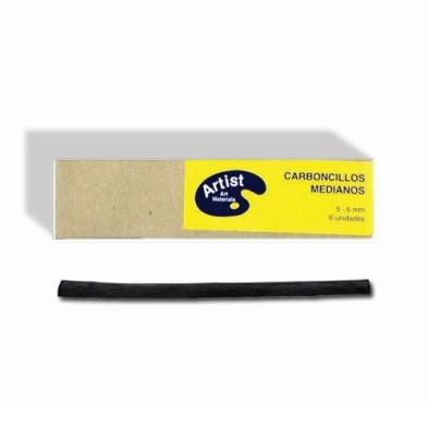 Carvoes medios, 5-6 mm, caixa 6 uds.