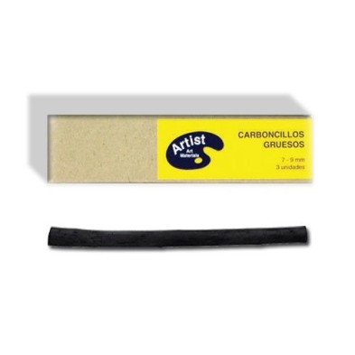 Carvoes grossos, 7-9 mm, caixa 3 uds.