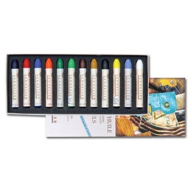 Materiais Belas Artes - Estojo Pastel al Oleo Sennelier 12 cores, Set Universal | totenart.com