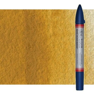 Materiais Belas Artes - Marcardor aquarela Ocre Amarelo Winsor & Newton doble ponta pinceis | totenart.com