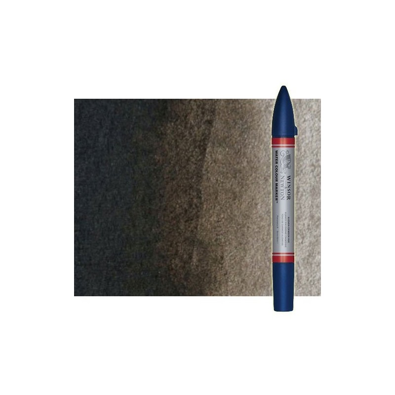 Materiais Belas Artes - Marcardor aquarela sepia Winsor & Newton doble ponta pinceis | totenart.com