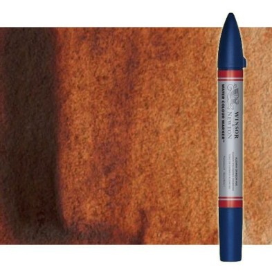 Materiais Belas Artes - Marcardor aquarela siena quemada Winsor & Newton doble ponta pinceis | totenart.com