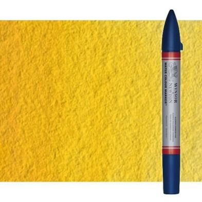 Materiais Belas Artes - Marcardor aquarela amarelo de cadmio tono Winsor & Newton doble ponta pinceis | totenart.com