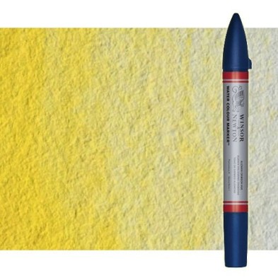 Materiais Belas Artes - Marcardor aquarela amarelo limao tono Winsor & Newton doble ponta pinceis | totenart.com