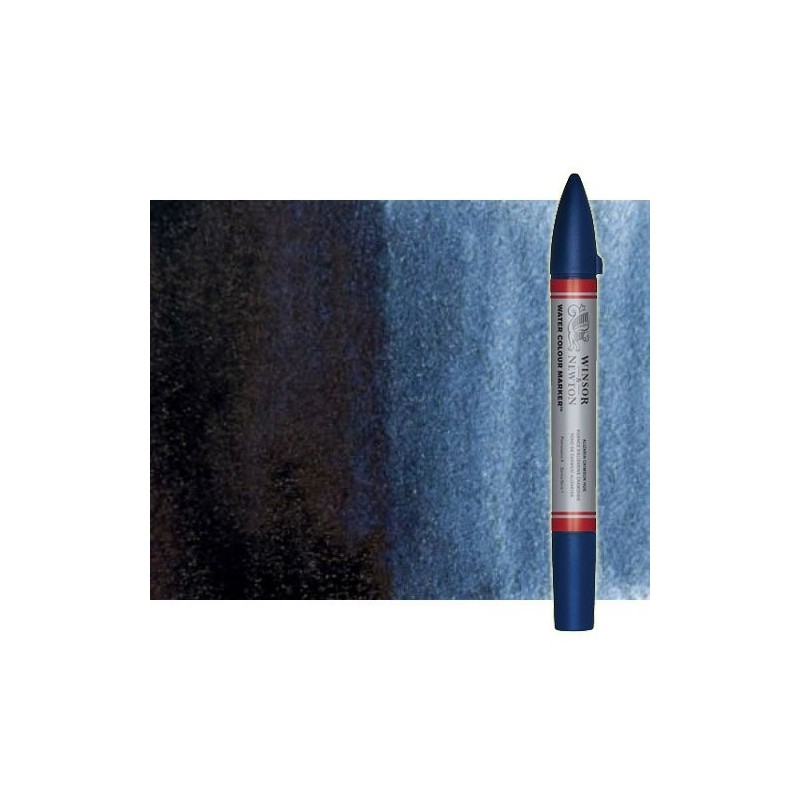 Materiais Belas Artes - Marcardor aquarela indigo Winsor & Newton doble ponta pinceis | totenart.com