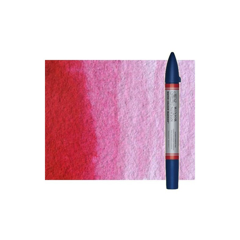 Materiais Belas Artes - Marcardor aquarela rosa permanente Winsor & Newton doble ponta pinceis | totenart.com