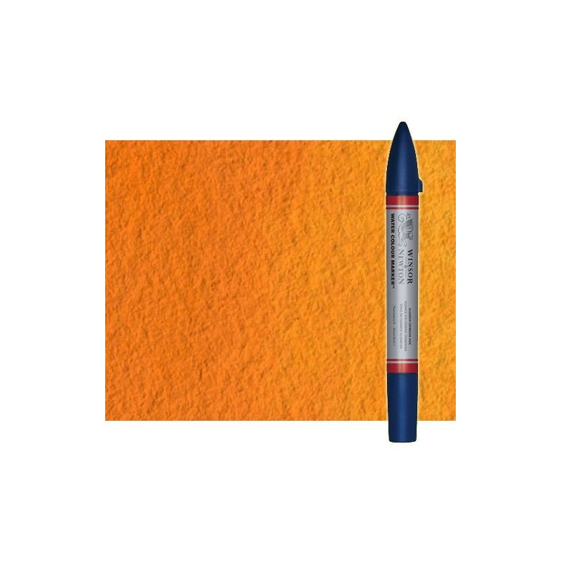 Materiais Belas Artes - Marcardor aquarela cadmio laranja tono Winsor & Newton doble ponta pinceis | totenart.com