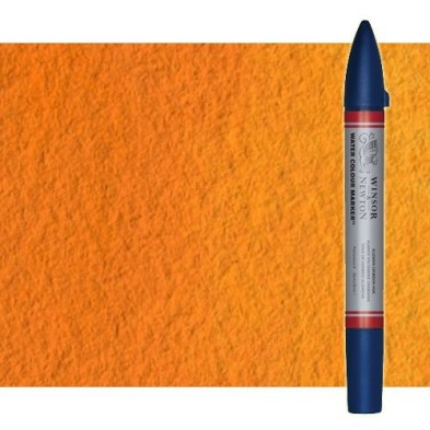 Materiais Belas Artes - Marcardor aquarela cadmio laranja tono Winsor & Newton doble ponta pinceis | totenart.com