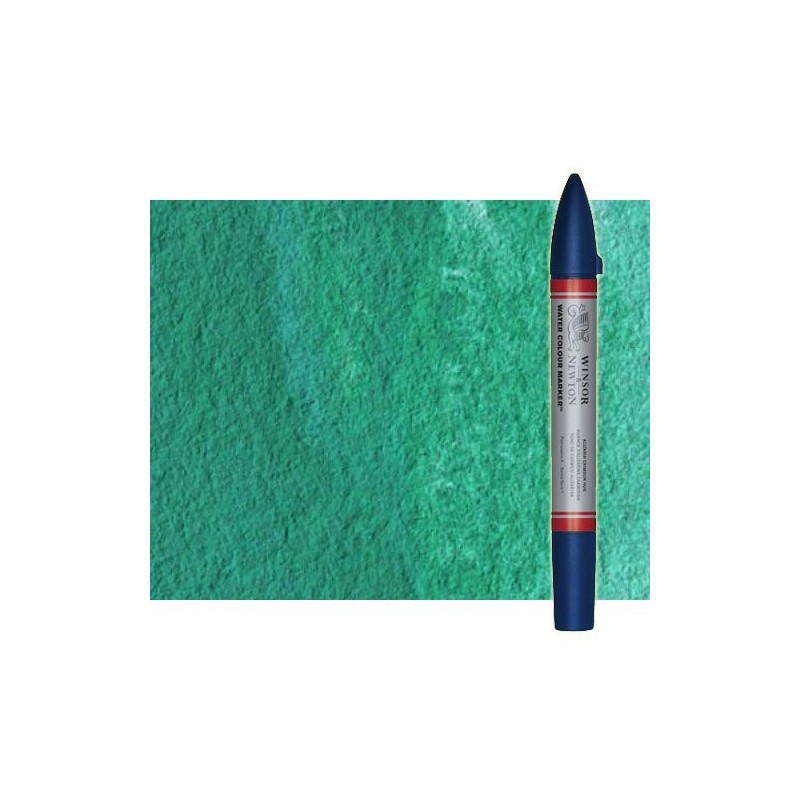 Materiais Belas Artes - Marcardor aquarela verde hooker escuro Winsor & Newton doble ponta pinceis | totenart.com