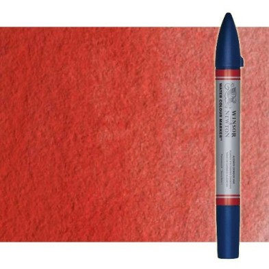 Materiais Belas Artes - Marcardor aquarela cadmio vermelho escuro tono Winsor & Newton doble ponta pinceis | totenart.com