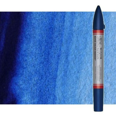 Materiais Belas Artes - Marcardor aquarela azul claro (verde) Winsor & Newton doble ponta pinceis | totenart.com