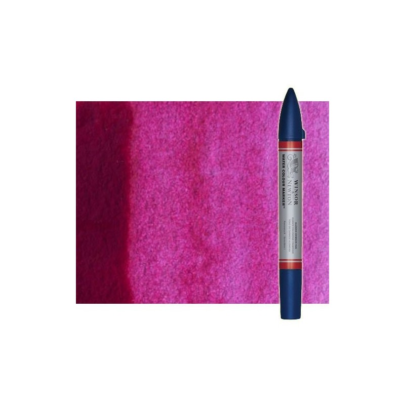 Materiais Belas Artes - Marcardor aquarela magenta quinacridona Winsor & Newton doble ponta pinceis | totenart.com