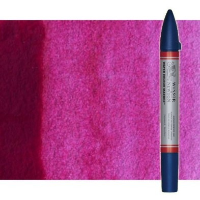 Materiais Belas Artes - Marcardor aquarela magenta quinacridona Winsor & Newton doble ponta pinceis | totenart.com