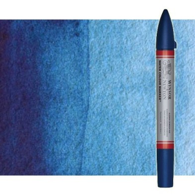 Materiais Belas Artes - Marcardor aquarela turquesa Winsor & Newton doble ponta pinceis | totenart.com