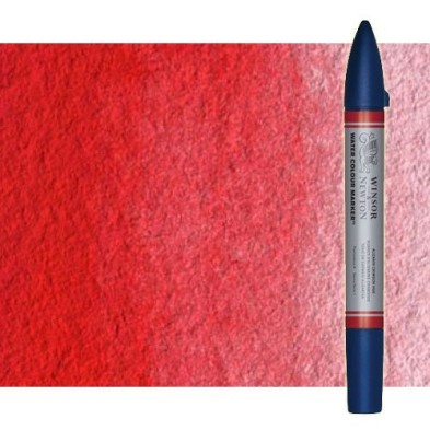 Materiais Belas Artes - Marcardor aquarela cadmio vermelho claro tono Winsor & Newton doble ponta pinceis | totenart.com