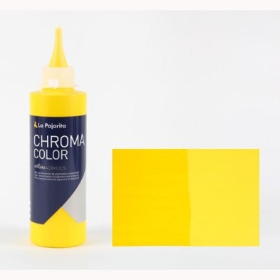 Materiais Belas Artes - Acrilico La Pajarita Amarelo Médio Azo Chroma Color (200 ml.) | totenart.com