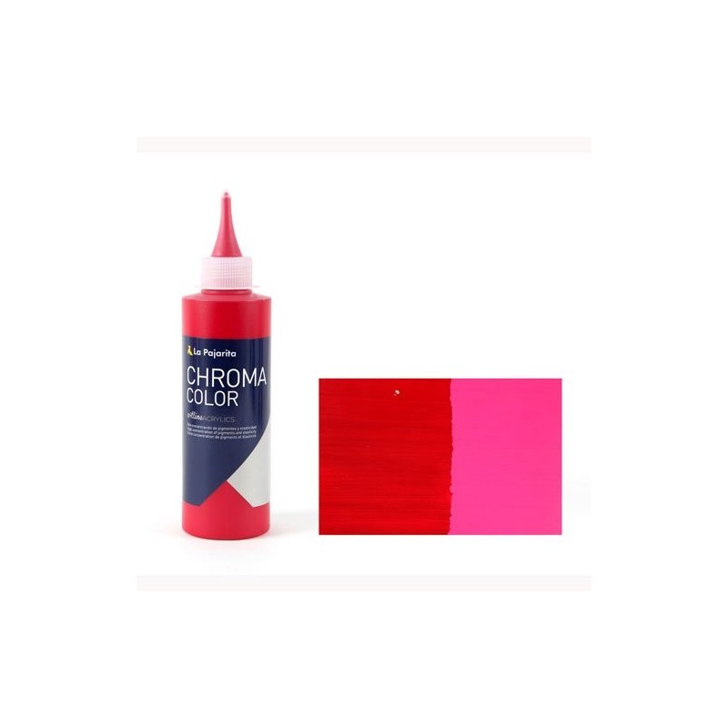 Materiais Belas Artes - Acrilico La Pajarita Carmin Alizarin Chroma Color (200 ml.) | totenart.com
