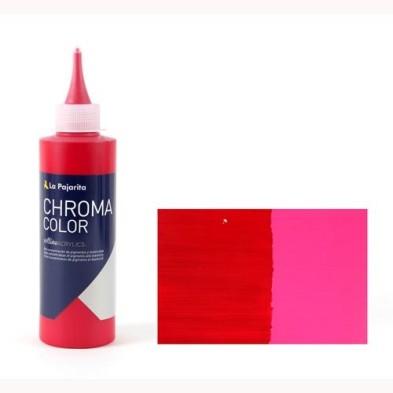 Materiais Belas Artes - Acrilico La Pajarita Carmin Alizarin Chroma Color (200 ml.) | totenart.com