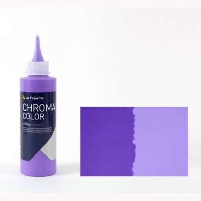 Materiais Belas Artes - Acrilico La Pajarita Violeta Claro Chroma Color (200 ml.) | totenart.com