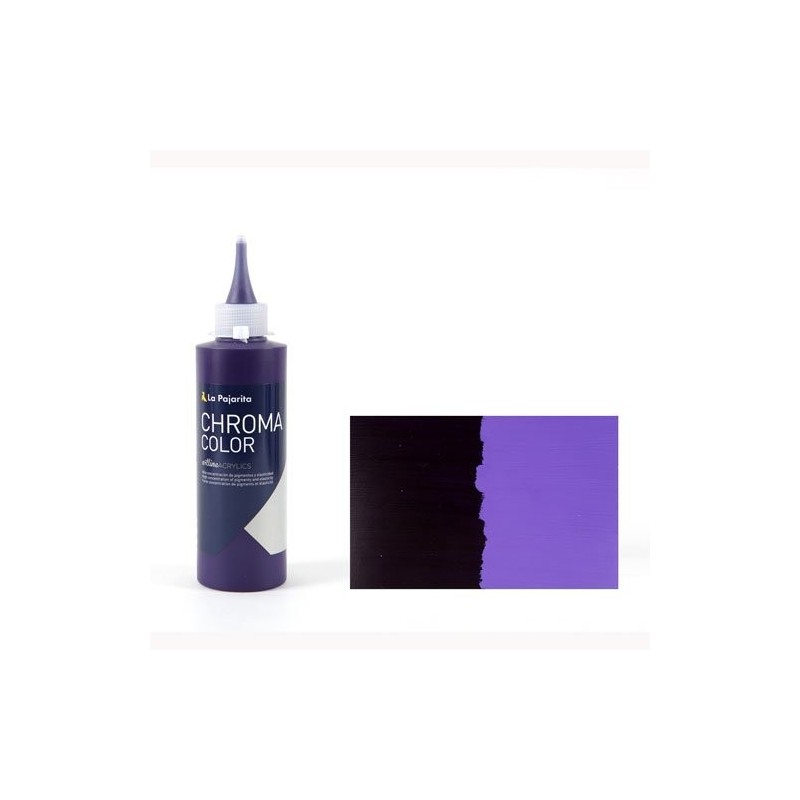 Materiais Belas Artes - Acrilico La Pajarita Violeta Dioxazina Chroma Color (200 ml.) | totenart.com
