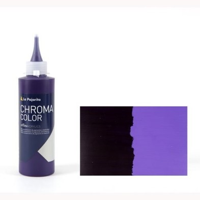 Materiais Belas Artes - Acrilico La Pajarita Violeta Dioxazina Chroma Color (200 ml.) | totenart.com