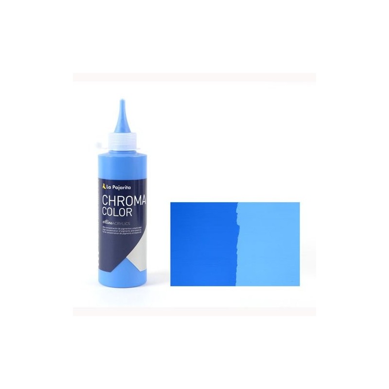 Materiais Belas Artes - Acrilico La Pajarita Azul Cobalto Chroma Color (200 ml.)  | totenart.com