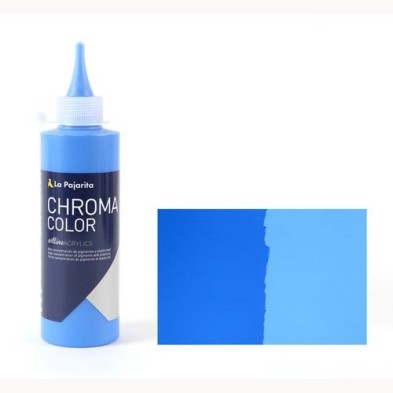 Materiais Belas Artes - Acrilico La Pajarita Azul Cobalto Chroma Color (200 ml.)  | totenart.com