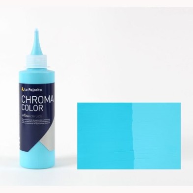Materiais Belas Artes - Acrilico La Pajarita Turquesa Chroma Color (200 ml.)  | totenart.com