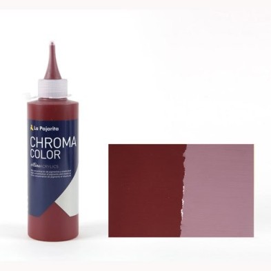 Materiais Belas Artes - Acrilico La Pajarita Terra de Siena quemada Chroma Color (200 ml.)  | totenart.com