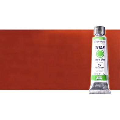 Materiais Belas Artes - Oleo Titan Extra Fino, Vermelho Ingles Claro, 20 ml. | totenart.com