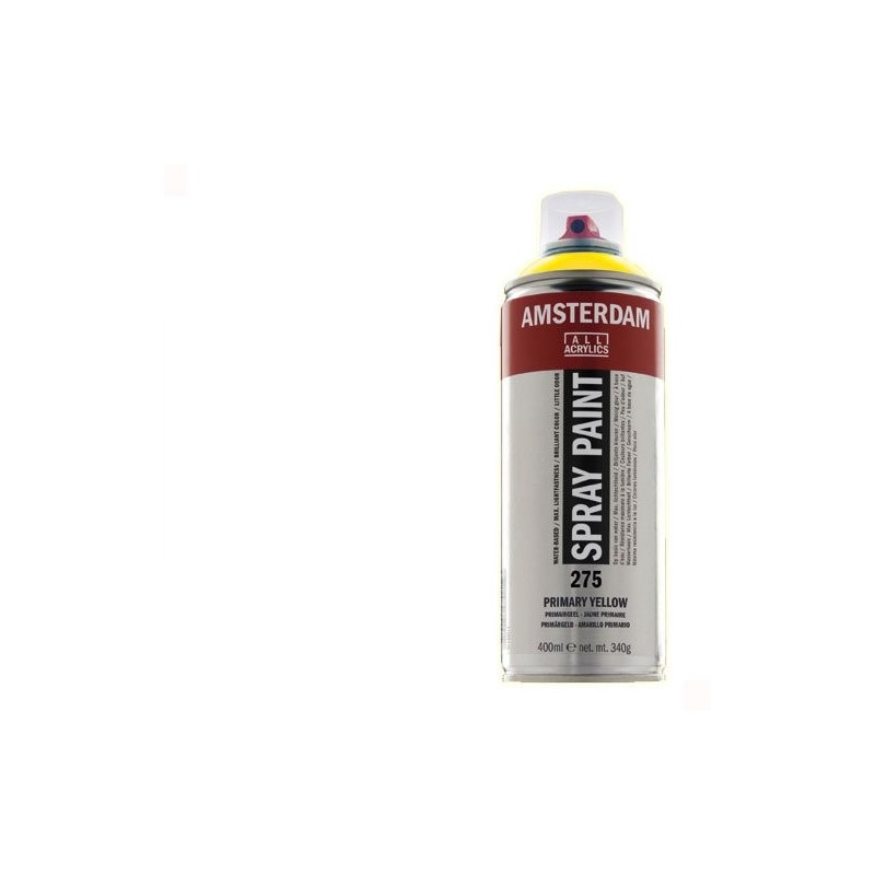 Materiais Belas Artes - Acrilico Spray Branco Titanio 105 Amsterdam 400 ml. | totenart.com