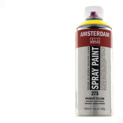 Materiais Belas Artes - Acrilico Spray Branco Titanio 105 Amsterdam 400 ml. | totenart.com