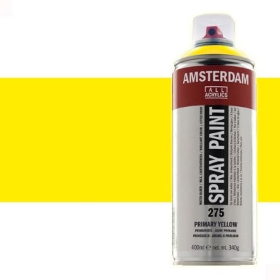 Materiais Belas Artes - Acrilico Spray Amarelo Reflex 256 Amsterdam 400 ml. | totenart.com