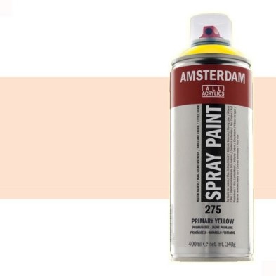 Materiais Belas Artes - Acrilico Spray Amarelo Napoles Vermelho Claro 292 Amsterdam 400 ml. | totenart.com