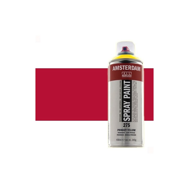 Materiais Belas Artes - Acrilico Spray Carmim 318 Amsterdam 400 ml. | totenart.com