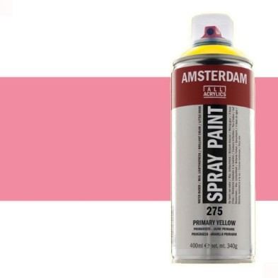 Materiais Belas Artes - Acrilico Spray Cor de Rosa Reflex 384 Amsterdam 400 ml. | totenart.com