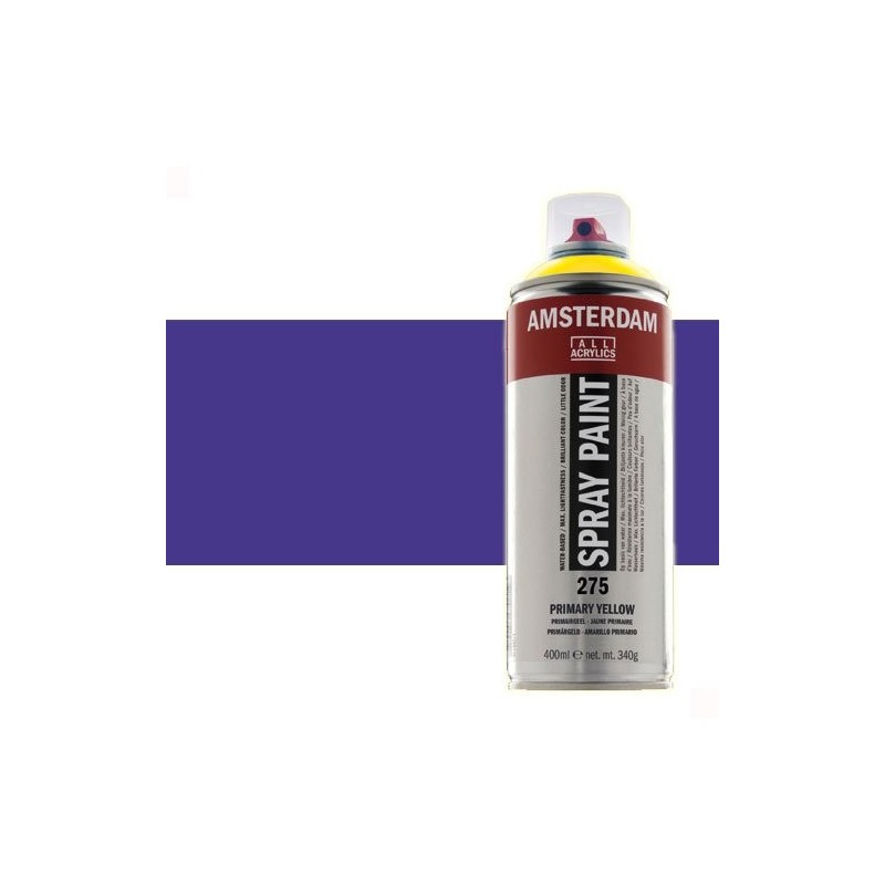 Materiais Belas Artes - Acrilico en spray Azul Ultramarino Violeta 507 Amsterdam 400 ml. | totenart.com