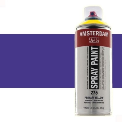Materiais Belas Artes - Acrilico en spray Azul Ultramarino Violeta 507 Amsterdam 400 ml. | totenart.com
