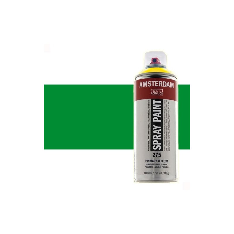 Materiais Belas Artes - Acrilico en spray Verde Permanente Claro 618 Amsterdam 400 ml. | totenart.com
