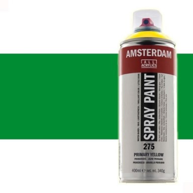Materiais Belas Artes - Acrilico en spray Verde Permanente Claro 618 Amsterdam 400 ml. | totenart.com