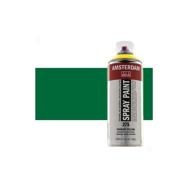 Materiais Belas Artes - Acrilico en spray Verde Permanente Escuro 619 Amsterdam 400 ml. | totenart.com