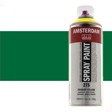 Materiais Belas Artes - Acrilico en spray Verde Permanente Escuro 619 Amsterdam 400 ml. | totenart.com
