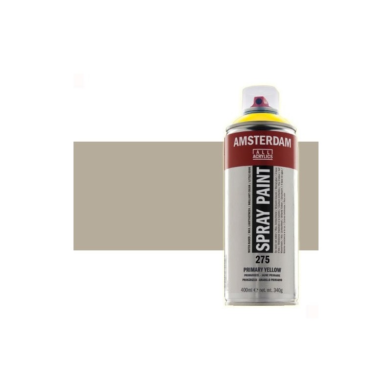 Materiais Belas Artes - Acrilico en spray Cinza Quente 718 Amsterdam 400 ml. | totenart.com