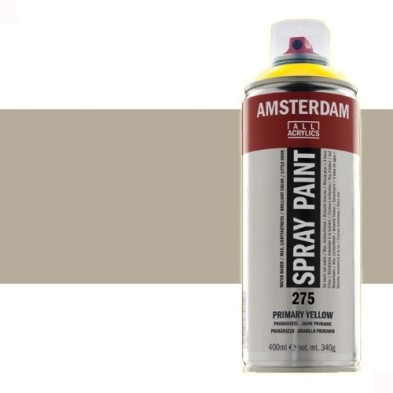 Materiais Belas Artes - Acrilico en spray Cinza Quente 718 Amsterdam 400 ml. | totenart.com