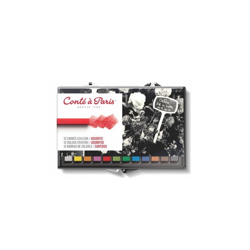 Materiais Belas Artes - Caixa Carres Conte 12 uds. sortido desenho | totenart.com