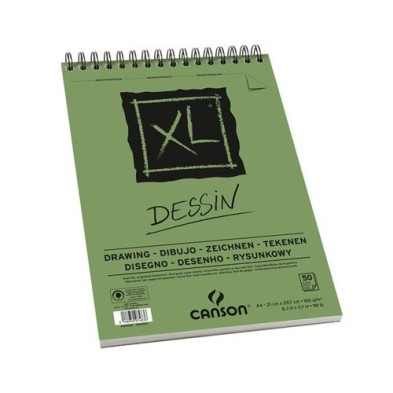 Materiais Belas Artes - Esboço Canson Dessin XL (Block), 50h., 160 gr., A3 | totenart.com